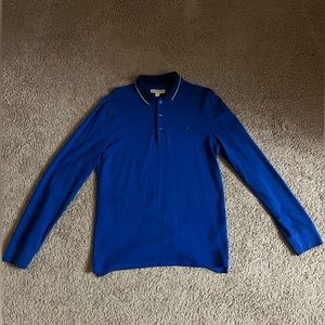 Long sleeve men’s Burberry polo
